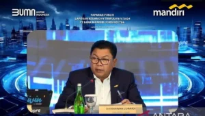 Bank Mandiri Raih Laba Bersih Rp18,1 Triliun, Saham Big Cap Rontok di Tengah Melemahnya Rupiah