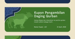 Desain Kupon Kurban Idul Adha 2026: Pilihan Menarik untuk Momen Berbagi