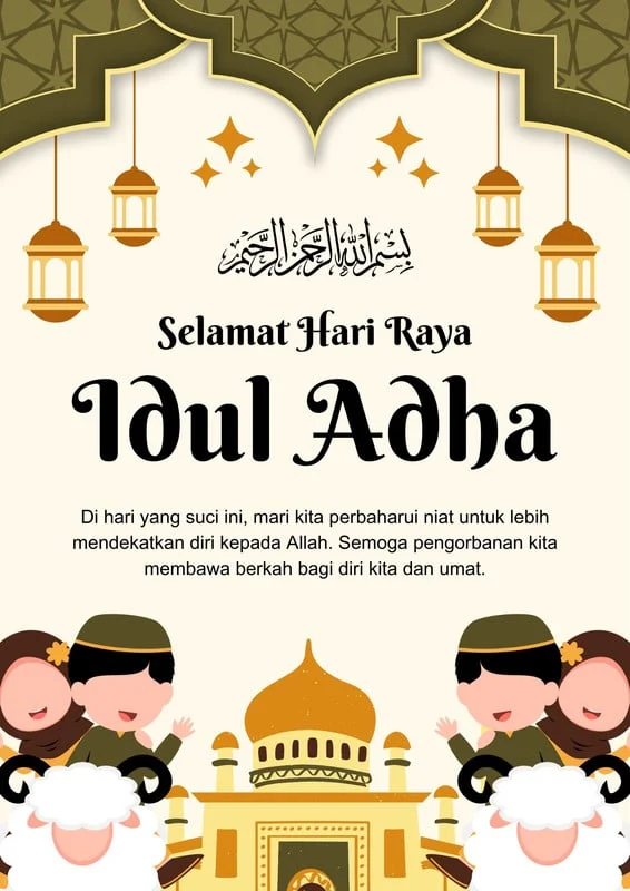 Idul Adha 2026: Poster dan Ucapan Penuh Makna untuk Mempererat Silaturahmi
