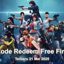 Kode Redeem Free Fire Aktif 21 Mei 2026: Klaim Hadiah Gratis Sebelum Habis