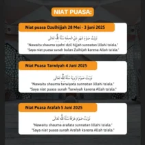 Mengenal Niat Puasa Tarwiyah dan Amalan Sunnah di Bulan Dzulhijjah