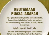 Mengetahui Niat dan Tata Cara Puasa Arafah: Hapus Dosa Selama Dua Tahun