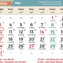 Apakah 28 Mei 2026 Libur? Simak Informasi Terbaru tentang Kalender Hijriah dan Libur Nasional