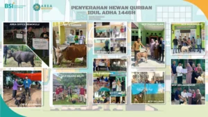 Arus Balik Idul Adha: 65 Ekor Hewan Kurban Diberikan untuk Masyarakat