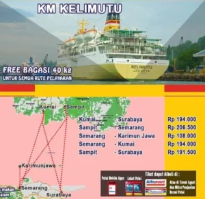 Jadwal Kapal Juni 2026 KM Kelimutu Semua Rute dan Harga Tiket