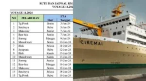 Jadwal Kapal Juni 2026 Makassar–Sorong Resmi, Simak Rute dan Tarifnya