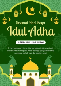 Poster Idul Adha 2026 Terbaru dengan Desain Islami Modern