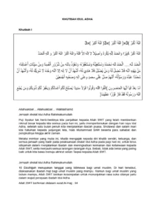 Teks Khutbah Idul Adha: Meningkatkan Ketakwaan dan Keimanan di Bulan Muharram