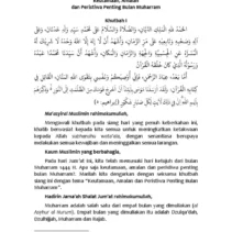 Teks Khutbah Jumat Menyentuh Hati: Keutamaan Bulan Muharram dan Tahun Baru Islam