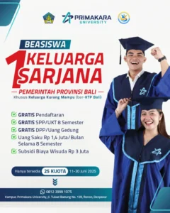 UPMI Bali Optimis Meningkatkan Serapan Beasiswa Satu Keluarga Satu Sarjana