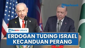 Erdogan Tuding Israel Kecanduan Perang, Desak AS Awasi Tel Aviv demi Perdamaian Timur Tengah