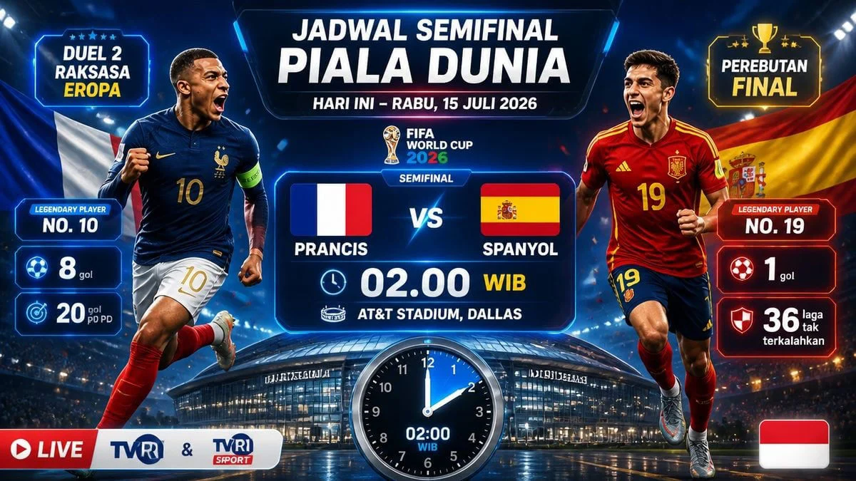 Pertarungan Sengit di Piala Dunia: Prancis vs Spanyol
