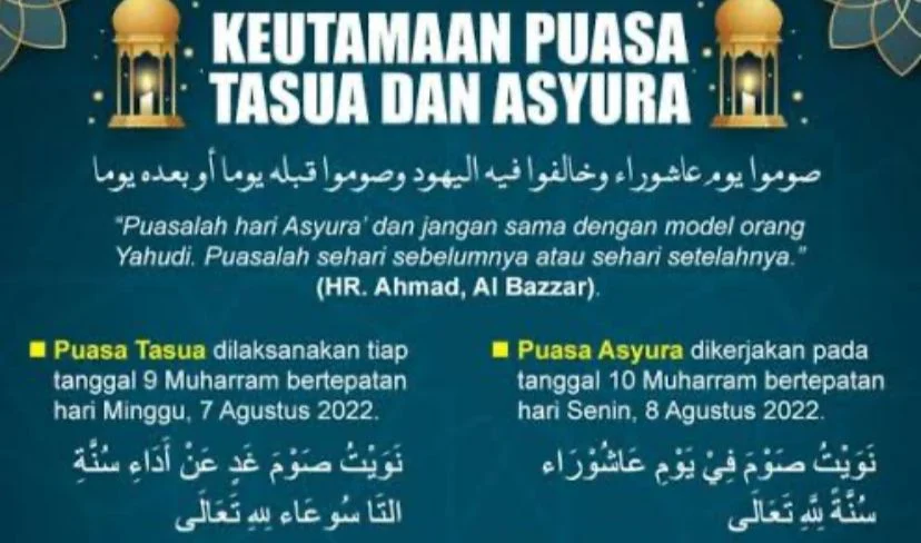 Puasa Tasua dan Asyura 2026: Momen Terbaik untuk Melaksanakan Puasa Sunnah