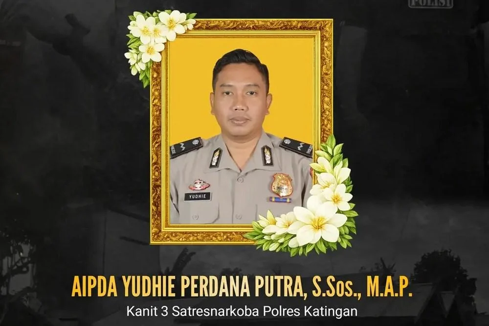 Sosok Aipda Yudhi Perdana, Polisi yang Gugur saat Penggerebekan Bandar Narkoba di Katingan Kalteng