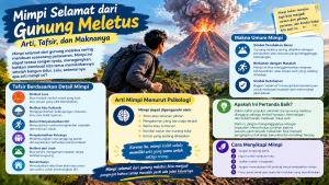 Mimpi Selamat dari Gunung Meletus